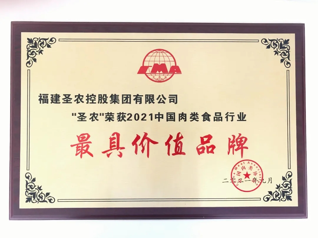 2021（非凡国际集团）中国肉类食品行业——最具价值品牌